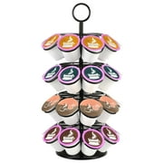 Coffee Pod Holder, Coffee Pod Organizer Compatible with 36 K-Cup Pods, Coffee Pod Holder for Counter, Detachable Organizer for Countertop, Spins 360-Degrees