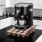 Universal Coffee Pod Container, Coffee Pod Glass Drawer, 24 Pod Capacity,13L X 9.3W X 2.7H, Black
