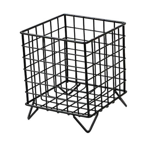 Coffee Pod Organizer, Metal Coffee Capsule Storage Basket for Kitchen Countertop, Office Desk, and Home Coffee Bar, Durable Iron Mesh Design