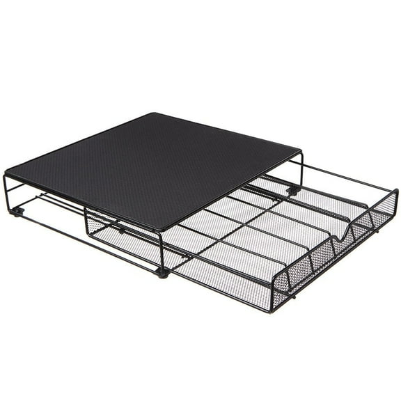 Countertop Metal Coffee Pod Storage Drawer and Stand for Kitchen