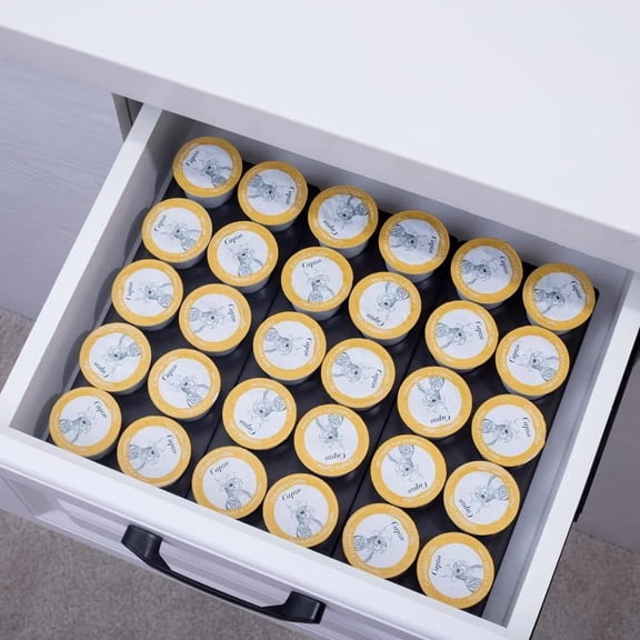Coffee Pod Storage Organizer for Kitchen Drawer,Holders 40 K CUP, Premium Plasti