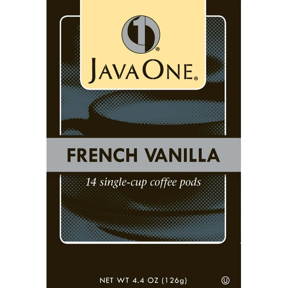 Coffee Pods, French Vanilla, Single Cup, 14/box | Bundle of 5 Boxes