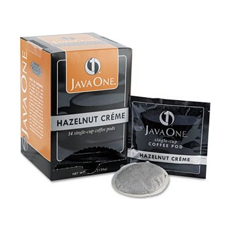 Coffee Pods Hazelnut Creme, Single Cup, 14/Box