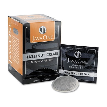 Coffee Pods, Hazelnut Creme, Single Cup, 14/box | Bundle of 10 Boxes