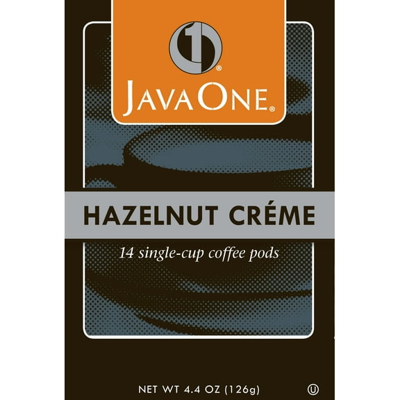 Coffee Pods, Hazelnut Creme, Single Cup, 14/box | Bundle of 5 Boxes