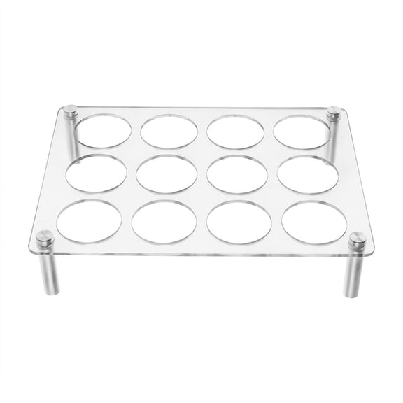 Coffee Pods Holder Easy Installation Clear Coffee Storage Shelf Acrylic Material