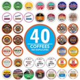 Coffee Pods Variety Pack Sampler, Assorted Single Serve Coffee for