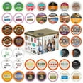 thumbnail image 1 of Coffee Pods Variety Pack Sampler, Coffee Lovers Single-Serve Coffee Capsules & Pods For Keurig K Cup Machines, Assorted Variety Pack, 40 Count, 1 of 5