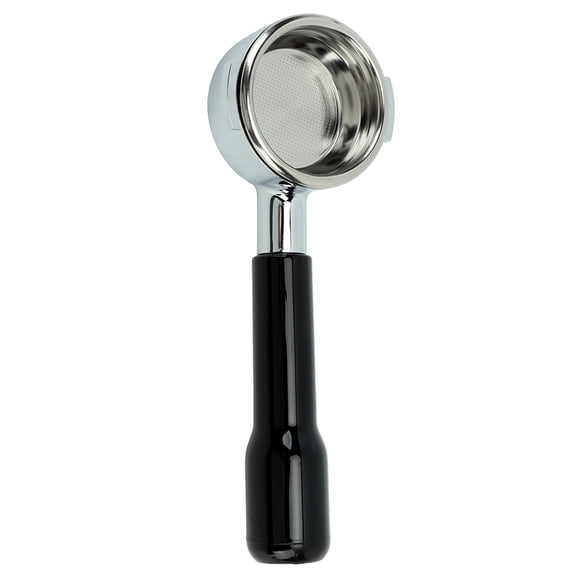 Coffee Portafilter 58mm E61 Bottomless Filter Handle - Durable Plastic Black - Home & Shop Use
