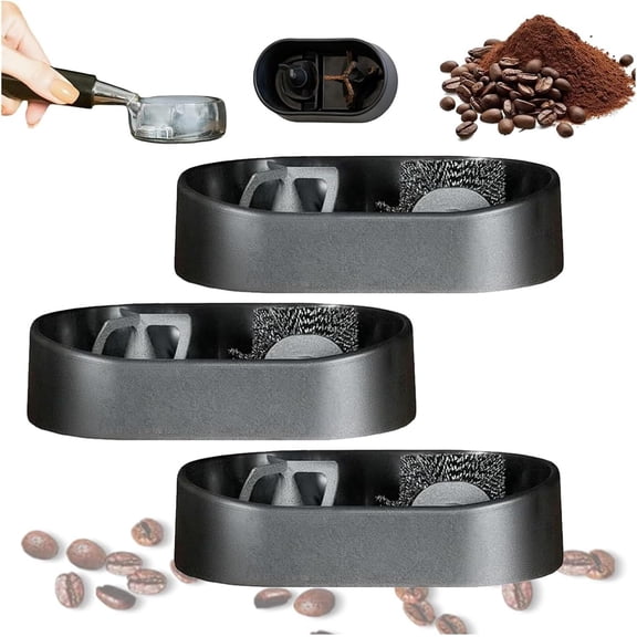 Coffee Portafilter Cleaning Kit Complete with Brush & Holder for Easy Espresso Cleaning & Puck Removal.(3 pcs)