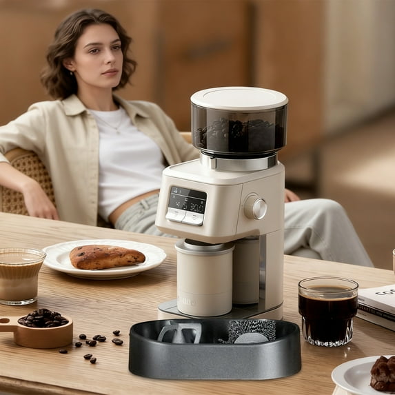 Coffee Portafilter Cleaning Kit, Espresso Machine Clean Set, Include Brush＆Holder, Professional Café Grounds Catcher, Scrubbing Workbench for Tea Maker, Portafilter Washing Disc for 51/53/58Mm (5Pc)