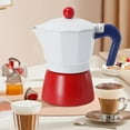 thumbnail image 1 of Coffee Pot Percolator, Classic Red and Blue Iron Stovetop Coffee Maker with Removable Components for Easy Cleaning, Hand Brew Drip Coffee Extraction System, Topliu, 1 of 6