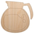 thumbnail image 1 of Coffee Pot Wood Shape Unfinished Piece Cutout Craft DIY Projects - 4.70 Inch Size - 1/4 Inch Thick, 1 of 7