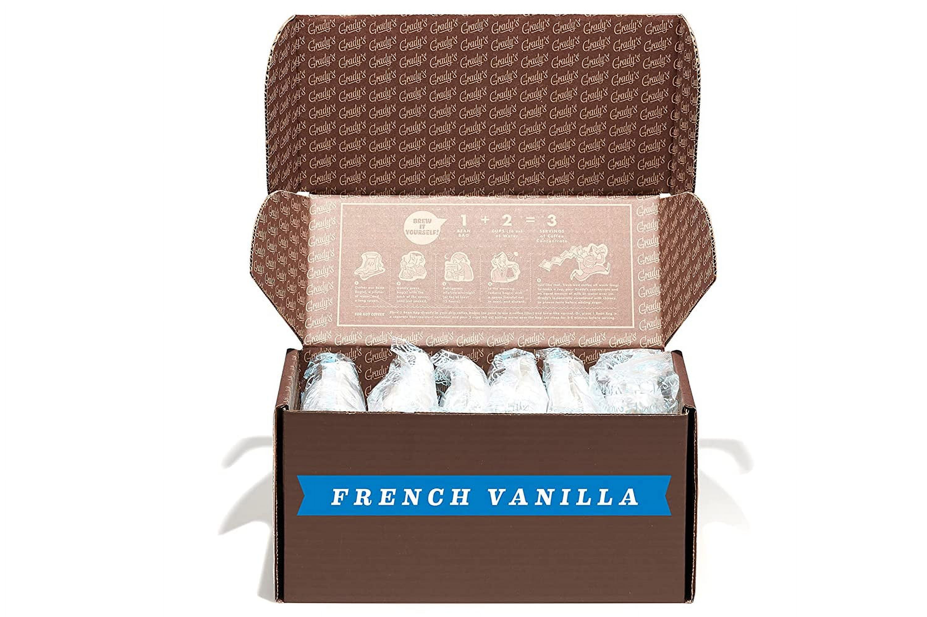 Coffee Pouches French Vanilla Coffee 100 Arabica Ground Coffee