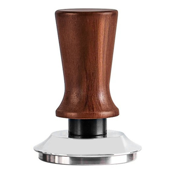 Coffee Powder Hammer Wooden Handle Adjustable Depth Constant 30lb Horizontal Calibration Down Press Coffee Tamper