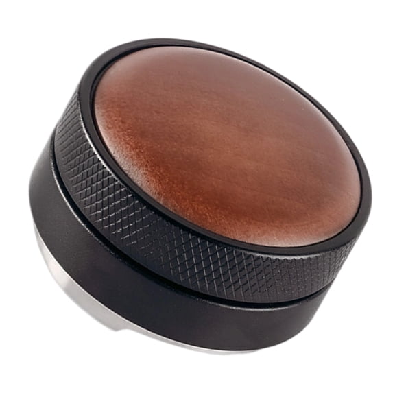 Coffee Preparation Tool Stainless Steel Wood Texture Coffee Distributor