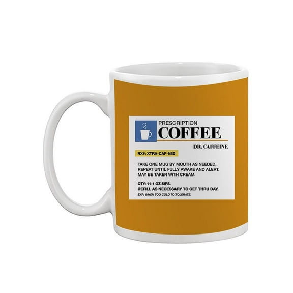 Coffee Prescription Mug - Smartprints Designs,