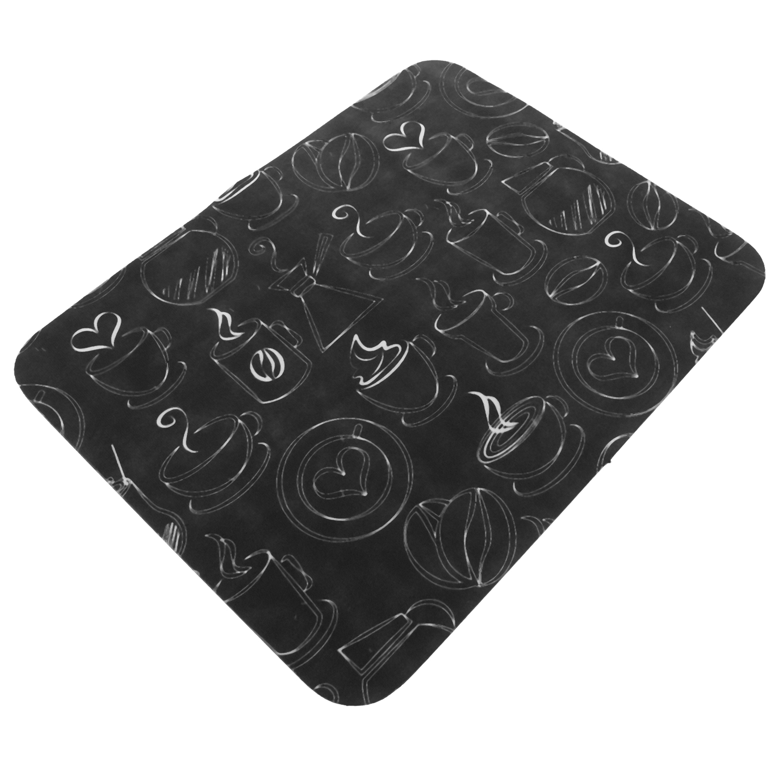 Coffee Printing Drain Mat Antislip Kitchen Countertop Bar Table