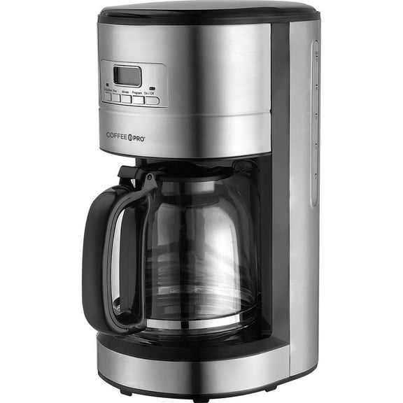 Coffee Pro CPCM4276 10-12 Cup Stainless Steel Brewer Coffee Maker