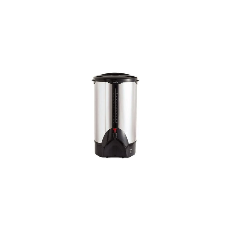 Coffee Pro 100-Cup Percolating Urn, Stainless Steel