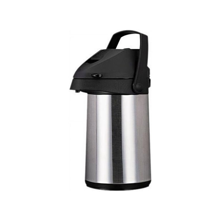 Stainless Steel 1-Liter Thermos • Comes With Big Cup Cap • Screw Top &  Insulated