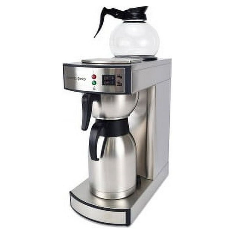 Coffee Pro Commercial Coffeemaker - 2.32 quart - Stainless Steel - Stainless Steel Body Coffee Pro Commercial Coffeemaker - 2.32 quart - Stainless Steel - Stainless Steel Body