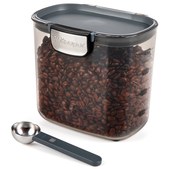 ProKeeper+ Plastic Coffee Airtight Storage Container, Best Used for Pantry Organization and Food Storage