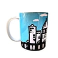 thumbnail image 1 of Coffee Quips Crafted iconic Philadelphia skyline ceramic coffee mug, 1 of 8