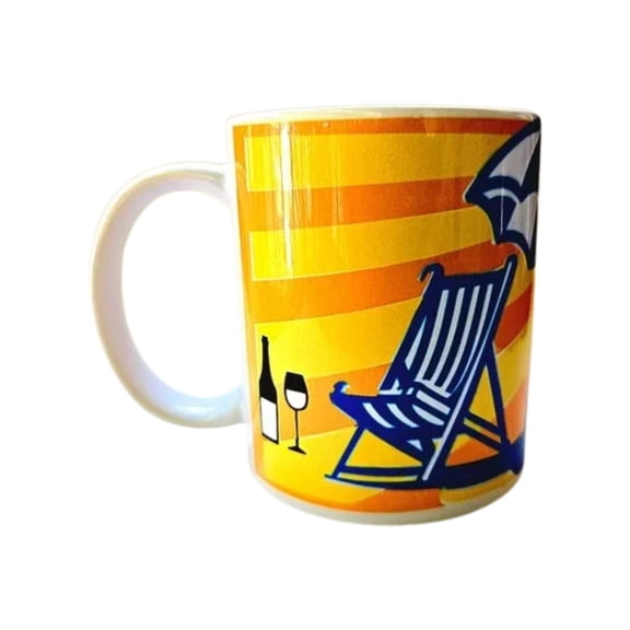 Coffee Quips Sipping on Sunshine Spring and Summer Ceramic Coffee Mug