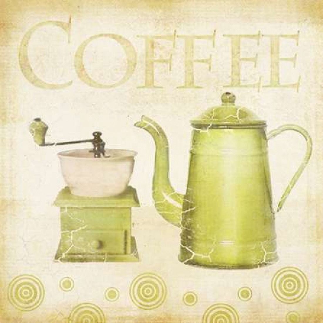 Coffee Retro Canvas Art - Beth Albert (24 x 24)