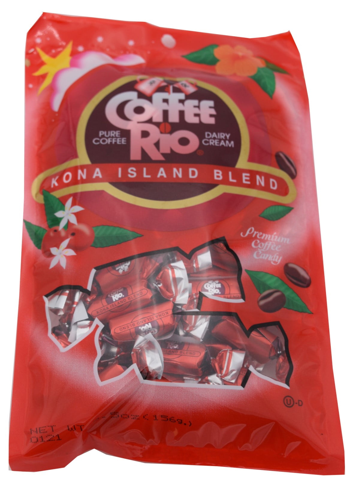 Coffee Rio Kona Island Blend Premium Coffee Candy, 5.5 Oz.