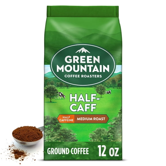 Coffee Roasters Half-Caff 12 Green Mountain Oz. Ground