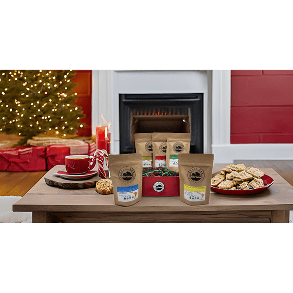 Coffee Samples 5 Pack Coffee Gift Set Las Americas. Gourmet Organic Medium Roast whole Bean Coffee with Best Beans From Mexico, Guatemala, Peru, Colombia and Brazil