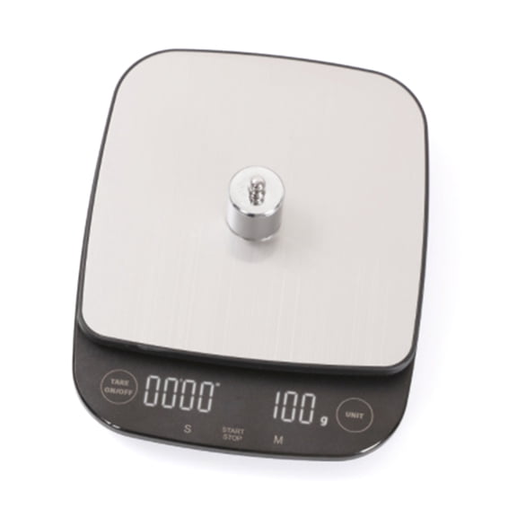 Coffee Scale 3kg/ 0.1g Digital Hand Drip Coffee Scale Stainless Steel Kitchen Weight Scale oz g 3 Units
