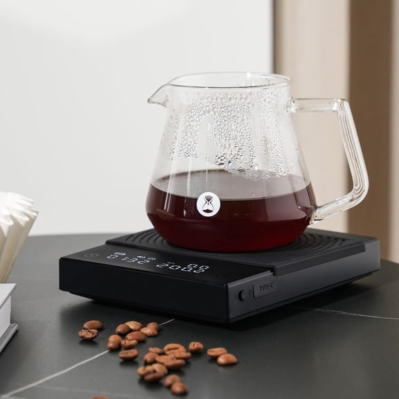 Coffee Scale Basic 2.0 Electronic Espresso Scale, Black