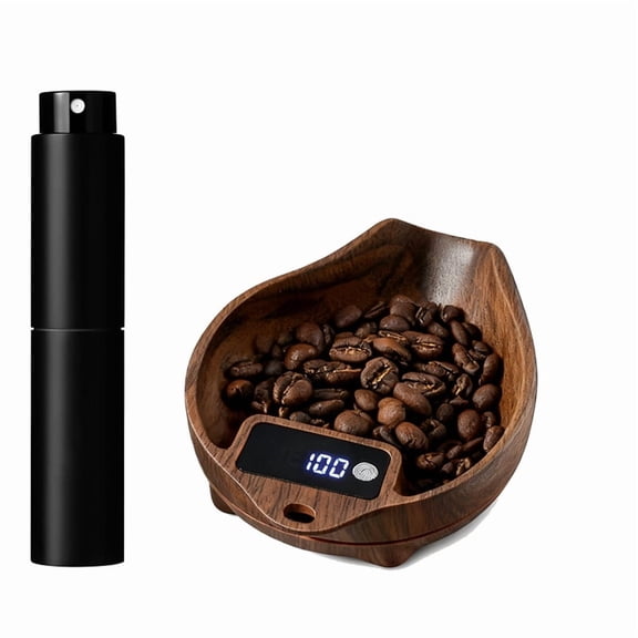 Coffee Scale Electronic Bean Measuring Scale ABS Espresso Weighing Display Tray Sprays 0.1g Kitchen Coffee Accessory