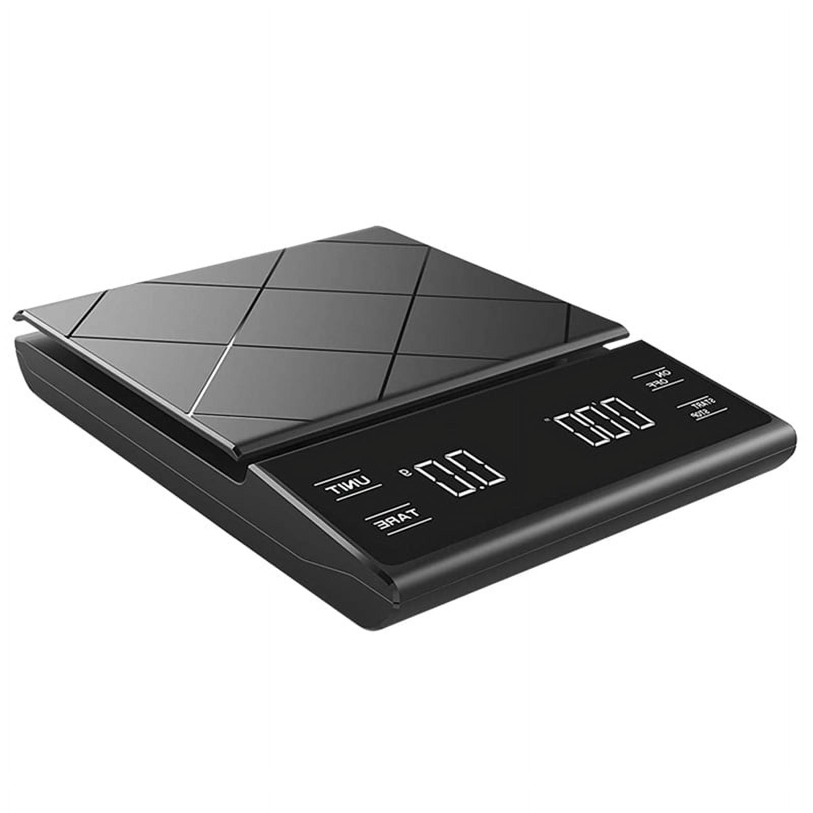 Coffee Scale with Timer 3kg/0.1g Digital Kitchen Weight Grams
