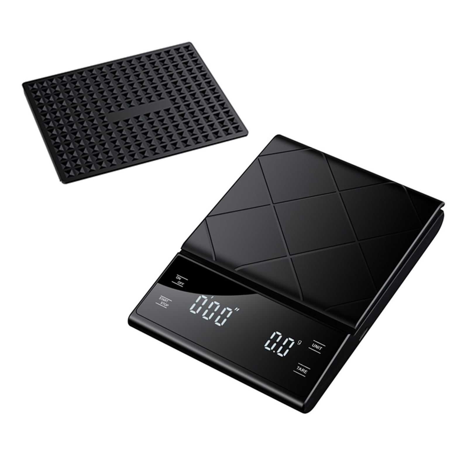 Coffee Scale, Timer Function, Digital Display, Maximum Weighing 3kg, Accuracy 0.1g Food Kitchen Scale Gram Weight Small Balance ,Simple Operation