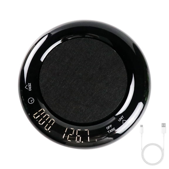 Coffee Scale with 0.1g Accuracy and Timer for Espresso Drip Brewing