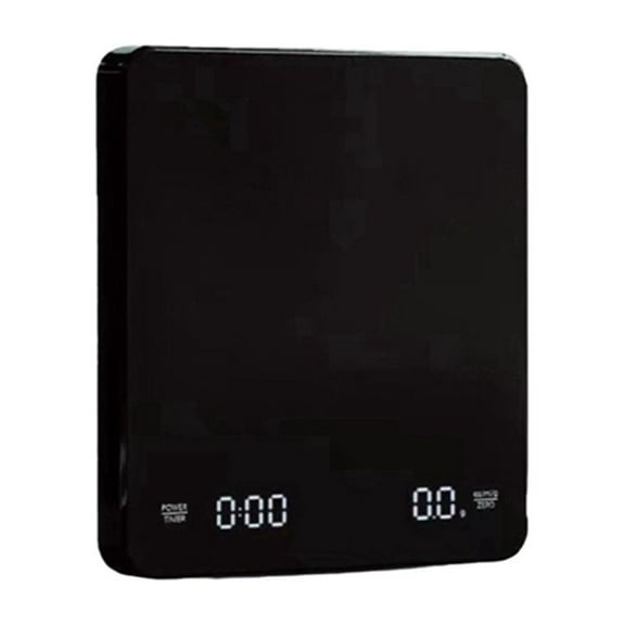 Coffee Scale with Timer and 3Kg/0.1G Scales Digital Weight Grams and Oz,Pressure Sensitive Wake Up,1 x Coffee Scale,Black