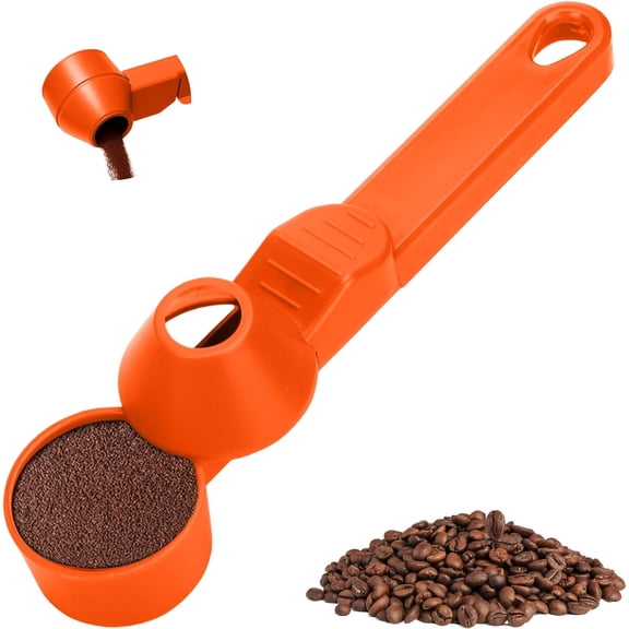Coffee Scoop & Funnel for Reusable K Cup Refillable Coffee Pods, 2 Tablespoon Slide Coffee Measuring Funnel Scooper