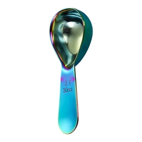 Coffee Scoop for Ground Coffee 2 Tablespoon Measuring Spoon, Small 18/8 Stainless Steel Exact Measuring Spoon for Tea Sugar Flour Metal Coffee Scooper for Canisterss/Jars (30ml,1 Pcs)