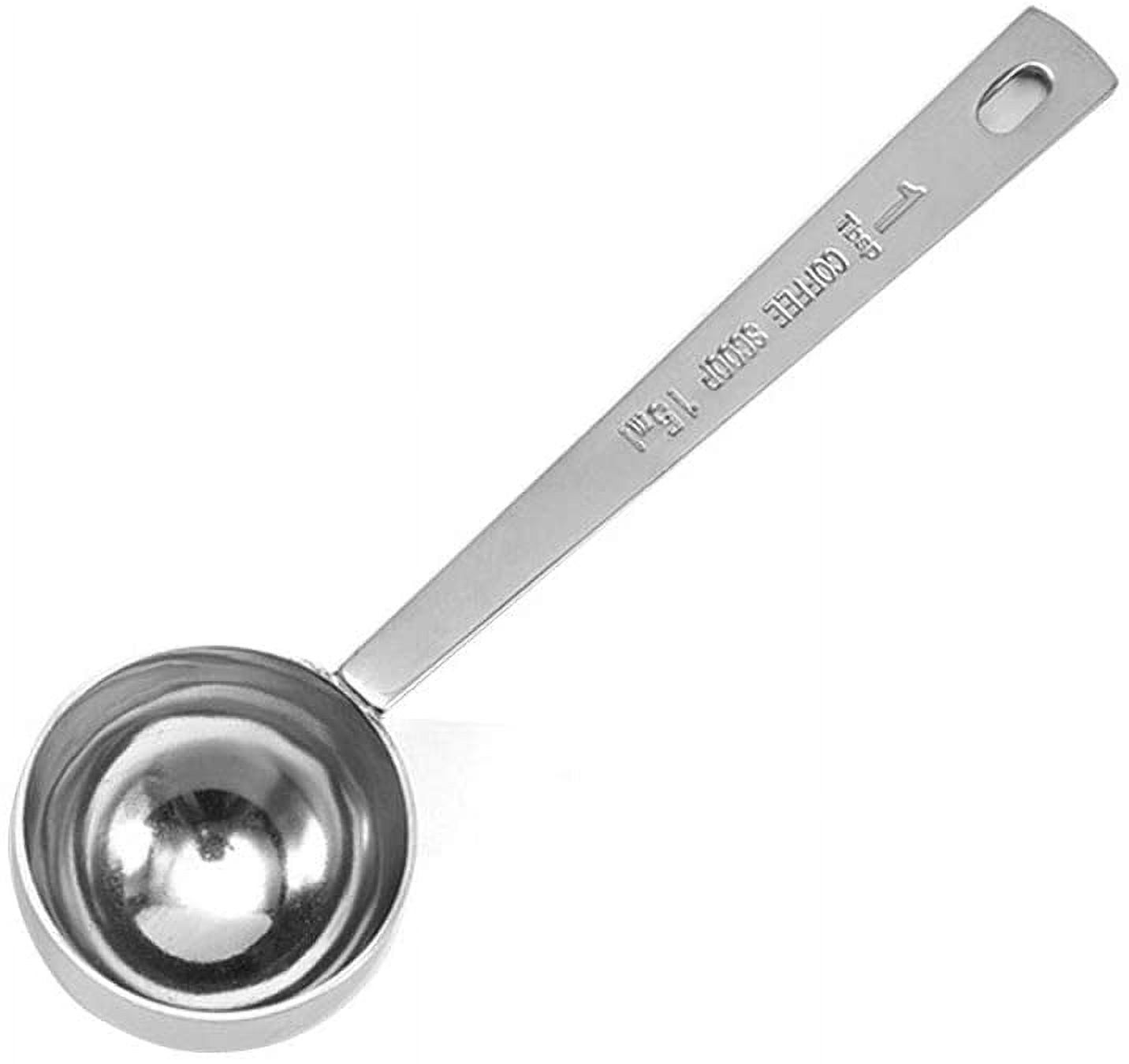 Coffee Scoop 5Ml & 15Ml Long Handle Stainless Steel Teaspoon & Tablespoon  1Pc (1