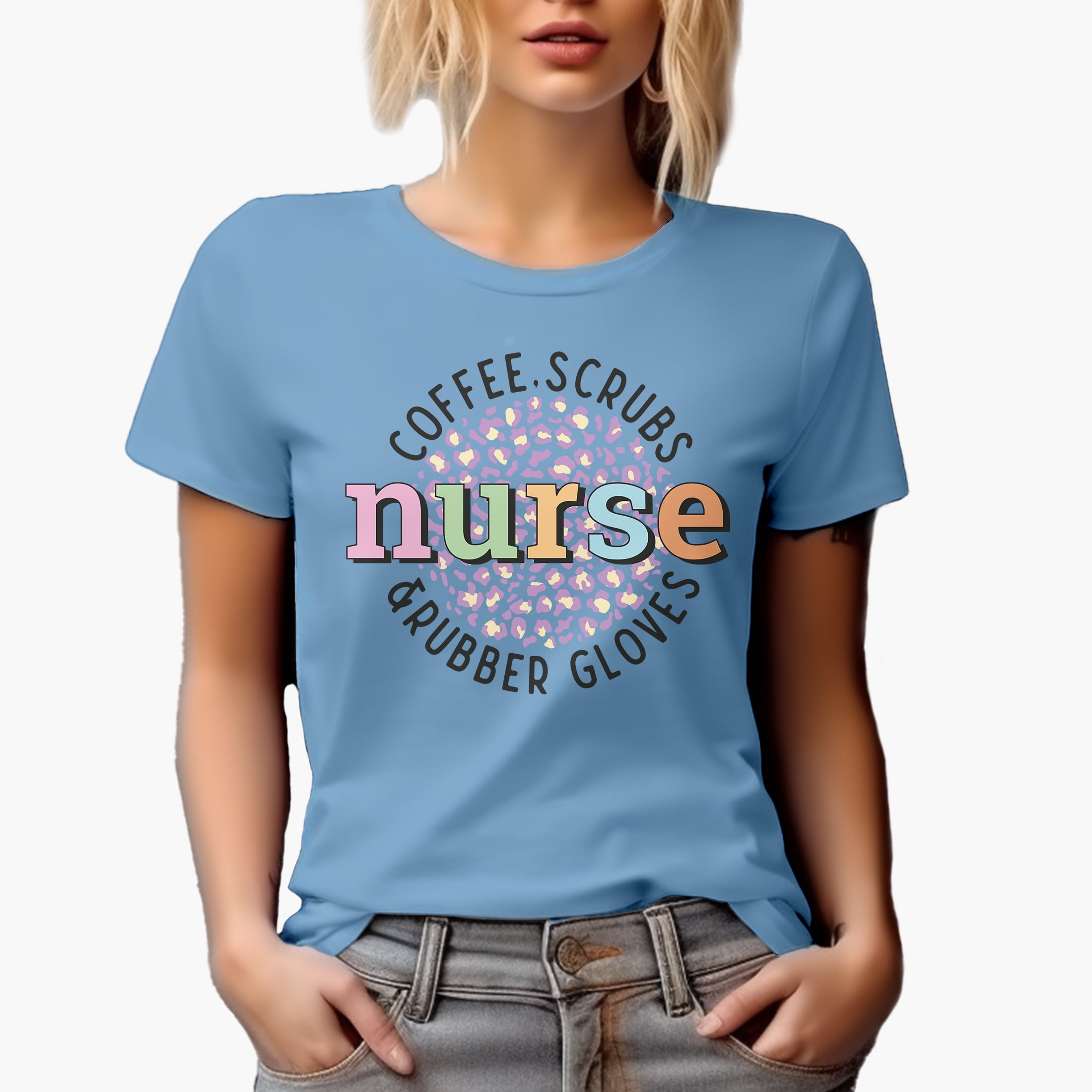 Coffee Scrubs And Rubber Gloves T Shirt Nurse Women Gifts Coffee Scrubs And Rubber Gloves T Shirt Nurse Women Gifts