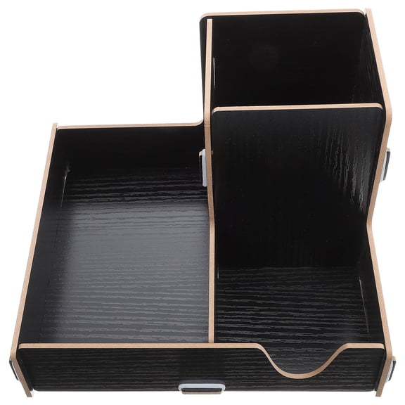 Wood Coffee Seasoning Organizer with Wear-Resistant Storage Cup Holder and Daily Use Dispenser