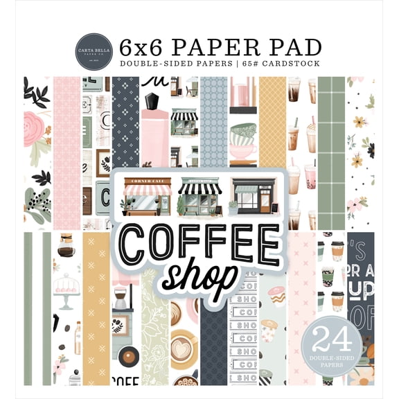 Coffee Shop 6x6 Paper Pad