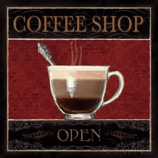 Coffee Shop I Canvas Art - Marco Fabiano (24 x 24)