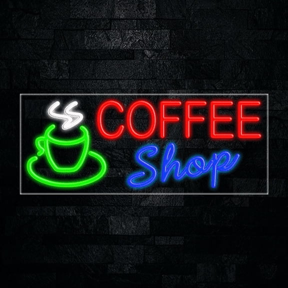 Coffee Shop LED Neon Sign 30"L x 12"H #31373