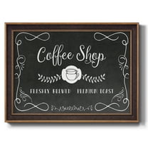 Coffee Shop Premium Framed Canvas- Ready to Hang