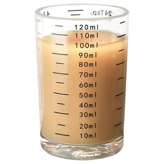 Ackers Shot Glass Measuring Cup 4 Ounce/120ML Liquid Heavy High Espres —  CHIMIYA